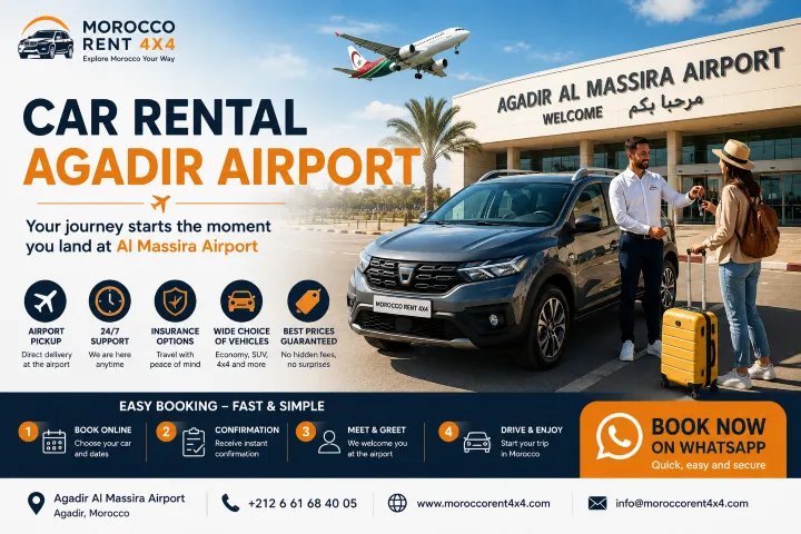Car Rental Agadir Airport – Affordable Car Hire at Al Massira Airport